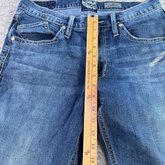 Rock‎ & Republic Men's 32X30 Neil Straight Leg Denim Blue Jeans - Picture 4 of 8